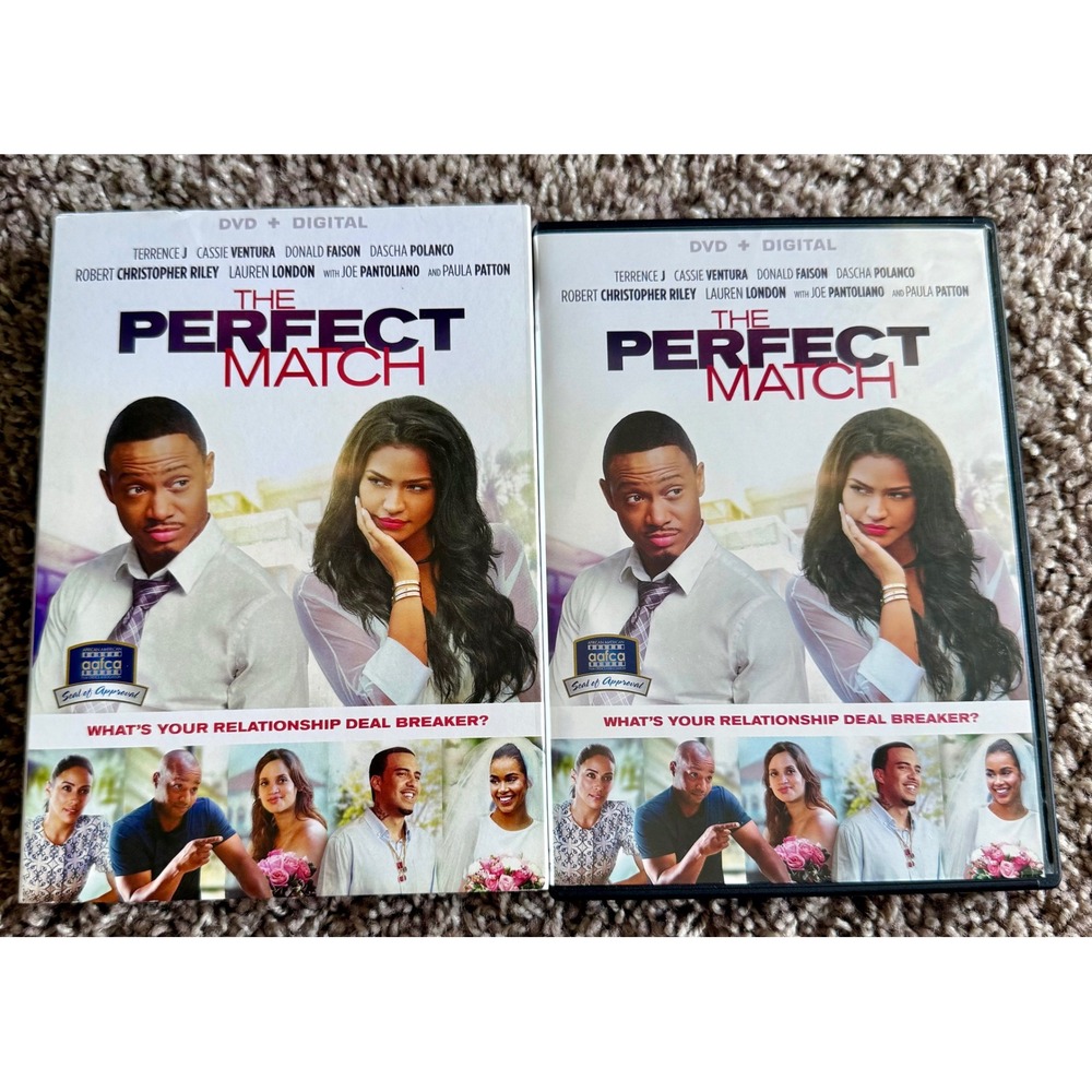 Lionsgate The Perfect Match DVD Excellent Rom-Com Terrence J Cassie